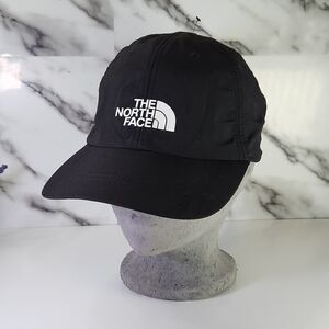 The North Face Hat. Black White Logo Adjustable Cap